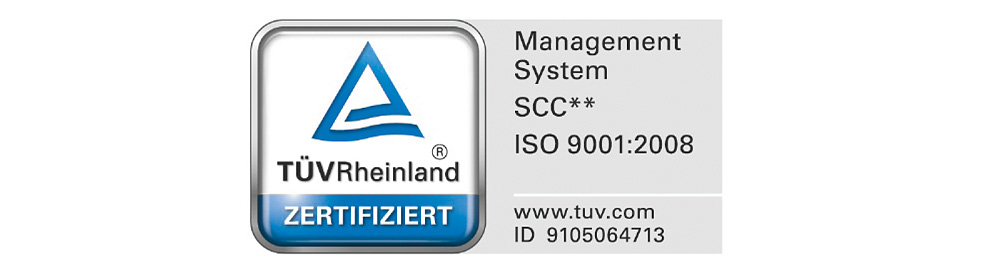 Fig. 1.  Logo for SCC** certification according to ISO 9001. // Bild 1.  Logo für die SCC**-Zertifizierung nach ISO 9001.