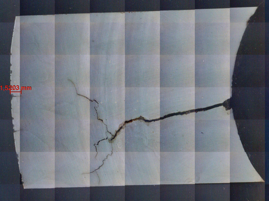 Fig. 7.  Corrosion failure at a chain link. // Bild 7.  Korrosionsversagen an einem Kettenglied. Source/Quelle: THIELE