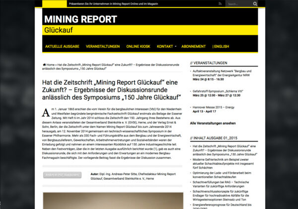 Online-Jahresabonnement Mining Report Glückauf - Image 4