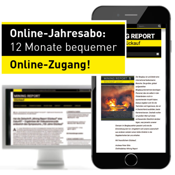 Online-Jahresabonnement Mining Report Glückauf
